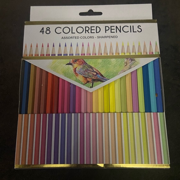 Colored pencil Pack 48ct Sharpened - Picture 1 of 3